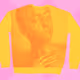 Sweater with golden girl