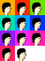 Pixel Man Art