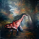 Dinosaurs in oil