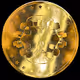 Abstract Gold Coins
