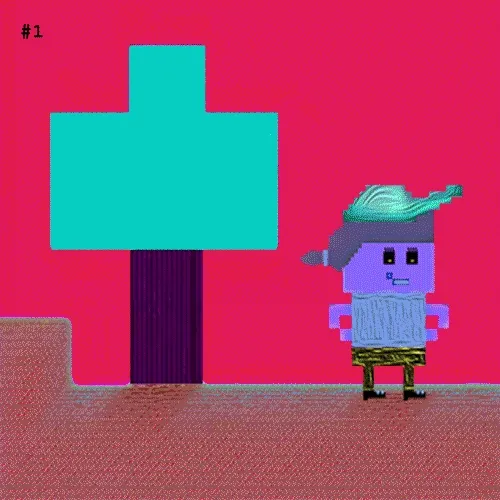 CCGirl - Edition 1 - Walk of the ColorfulCryptoGirl