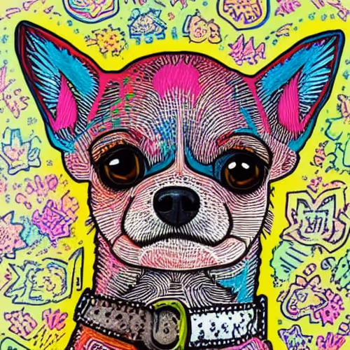 Colorful Chihuahua