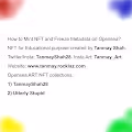 Tanmay NFT experiments