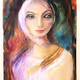 Beautiful Woman Watercolor