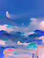 The Moon and the Sky