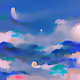 The Moon and the Sky