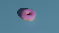 1 pink donut by sms