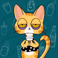 Sleepless cat
