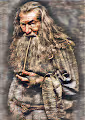 Gandalf smoking Pipe #1 !!!