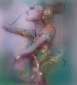 female sketch drawing