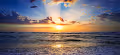 Sunrise in the seaside village