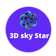 3D sky star
