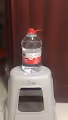 A bucket of mineral water
