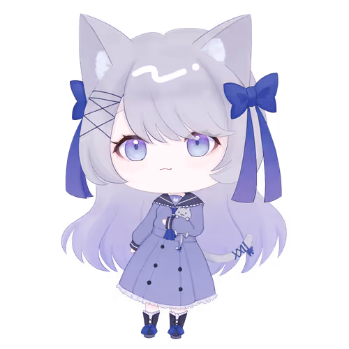 Girl mini character