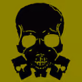 Pixelated skulls