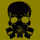 Pixelated skulls