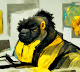 Gorilla Van Gogh