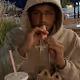 Curry Muncher sippin on some McDonalds Yogurt