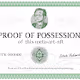 Proof of possession