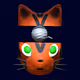 In the cat head