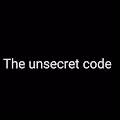 The unsecret code (not for Hackers)