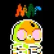 Neon Pixel Owl