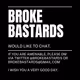 Broke Bastards' Calling Card