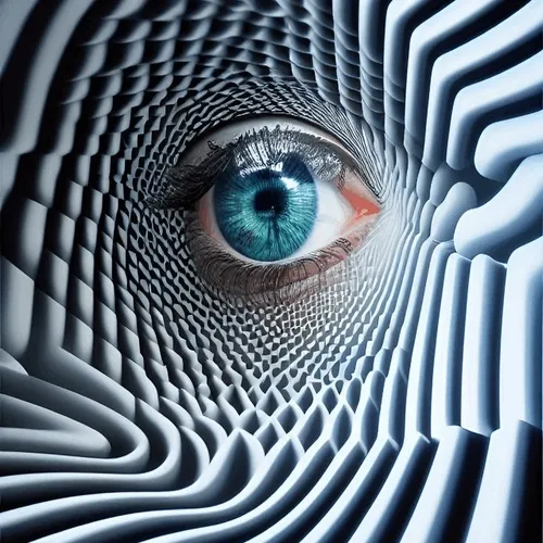 optical illusion eyes