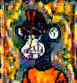 Simio bored