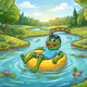 Pepe in river