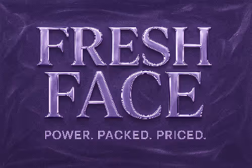 Fresh Face #001: Purple Chrome Edition