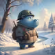 Frosty Hippos: Guardians of the Winter Realm