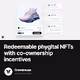 Redeemable phygital NFTs with co-ownership incentives