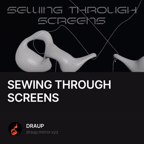SEWING THROUGH SCREENS