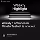 Weekly 1 of Soneium Minato Testnet is now out