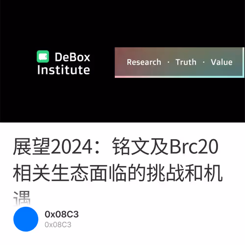 展望2024：铭文及Brc20相关生态面临的挑战和机遇