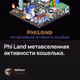 Phi Land метавселенная активности кошелька.