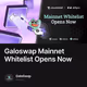 Galoswap Mainnet Whitelist Opens Now