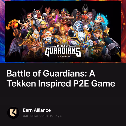 Battle of Guardians: A Tekken Inspired P2E Game
