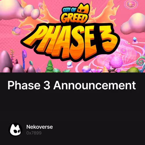 Phase 3 Announcement