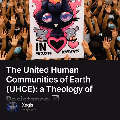 The United Human Communities of Earth (UHCE): a Theology of Resistance 🩶