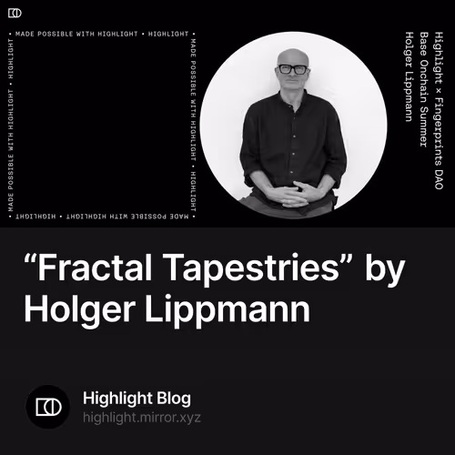 “Fractal Tapestries” by Holger Lippmann