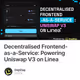 Decentralised Frontend-as-a-Service: Powering Uniswap V3 on Linea