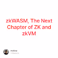 zkWASM, The Next Chapter of ZK and zkVM