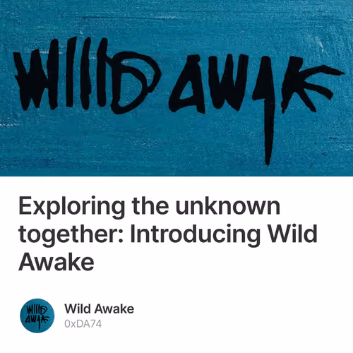 Exploring the unknown together: Introducing Wild Awake