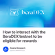 How to interact with the BeraDEX testnet to be eligible for rewards