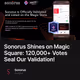 Sonorus Shines on Magic Square: 120,000+ Votes Seal Our Validation!