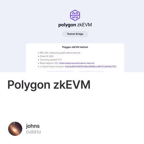 Polygon zkEVM