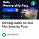Minting Guide to Halo Membership Pass