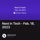 Next in Tech - Feb. 18, 2023